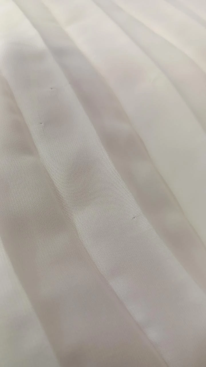 Vestido crema plisado, Massimo Dutti Fit's M | Robe plissée crème – photo 9